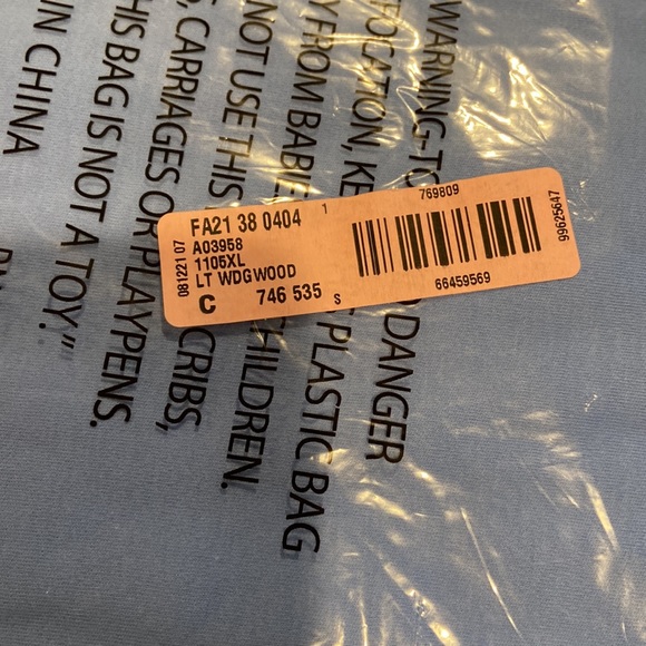 Appleseed’s Everyday Knit Long Skirt in Light Blue NEW - Picture 4 of 6